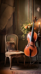 Serenade of Silence: An Ode to the Unplayed Melodies on a Lonesome Cello in a Forgotten Room