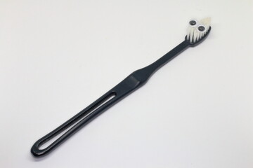 Toothbrush with eyes, black, eyes sticker