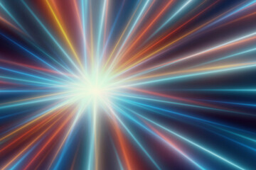Modern abstract high speed motion. Dynamic light paths of light movement. Futuristic, technological background.