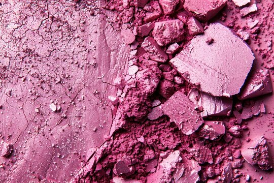 Beauty pink make-up powder product texture as abstract makeup cosmetic background