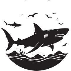 SHARK SILHOUETTE