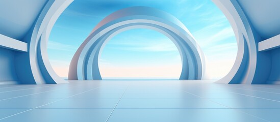 Perspective Studio Background for Showcasing Products or Artwork