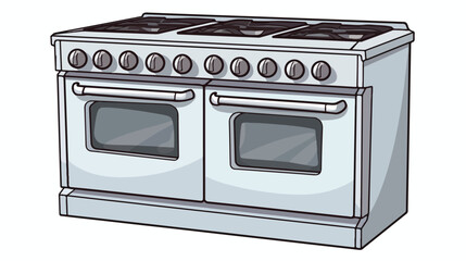 Cooker freehand draw cartoon vector illustration iso