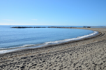 Cove at Marbella coast, Spain - 753184475