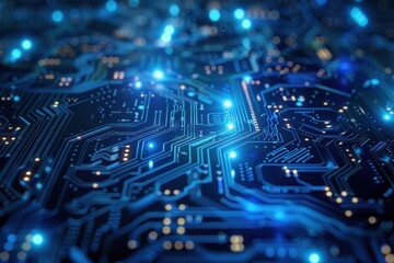 a fusion of digital particles and network connections in a vibrant cyberspace landscape, evoking the concept of high-speed data transmission and analysis