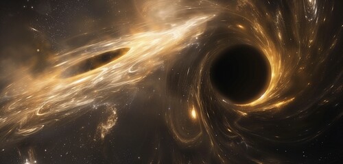 abstract background, black hole galaxy wallpaper