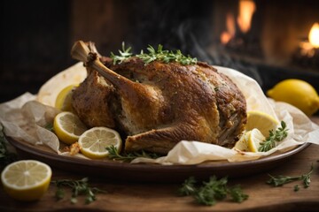 Kleftiko: Slow-cooked lamb with garlic, lemon, and oregano, often baked in parchment paper.

