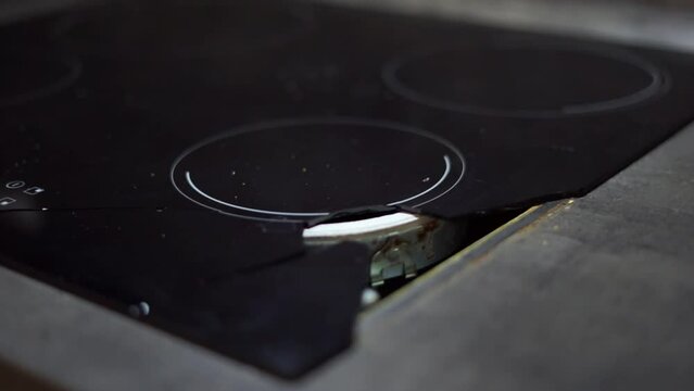 broken induction cooker at home