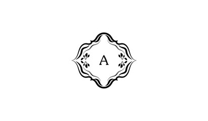 Fish on White Luxury Alphabetical Logo