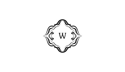 Fish on White Luxury Alphabetical Logo