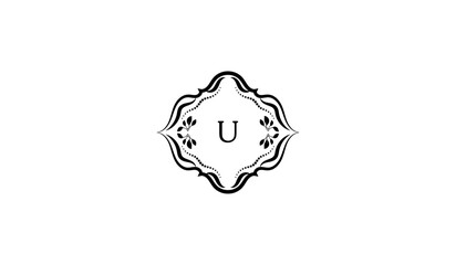 Fish on White Luxury Alphabetical Logo