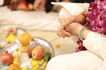 Obraz na płótnie Canvas Indian wedding and rituals image/photos