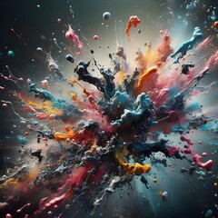 Abstract background image or wallpaper created by AI