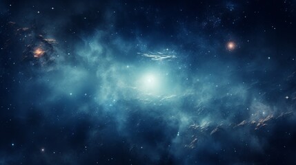 Astrophysics Scene for Presentation Slide Generative AI