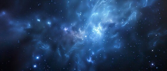 Fototapeta premium Universe filled with stars.