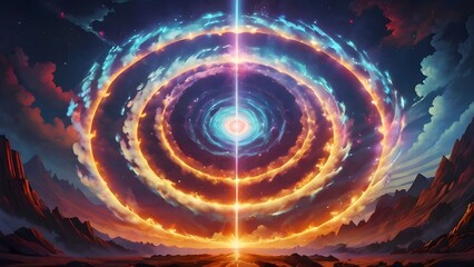 Abstract background image or wallpaper created by AI