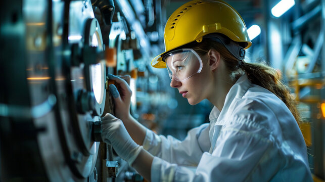 A nuclear engineer designing and testing nuclear reactors for energy production and research purposes &mdash; formulas and calculations, precise calculation, assembly and testing