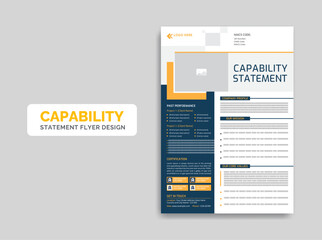 Capability Statement template design