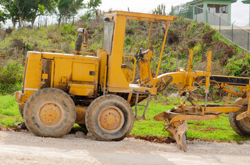 Half of A Motor Grader