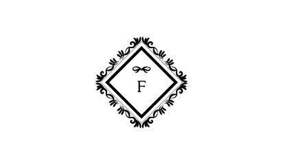 Playing Cards Poker Shaped Alphabetical Logo