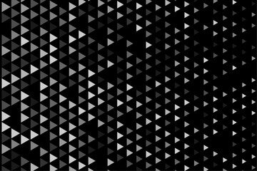 Black halftone triangle grain texture pixel pop-art abstract pattern background