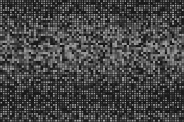 Black halftone dot grain texture pixel pop-art abstract pattern background