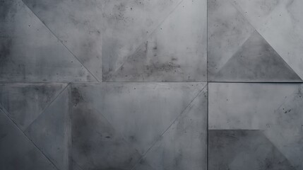 An abstract geometric background displays concrete textures, adding depth and interest to the design.