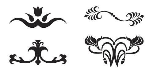 Ornaments and Flourishes Vector