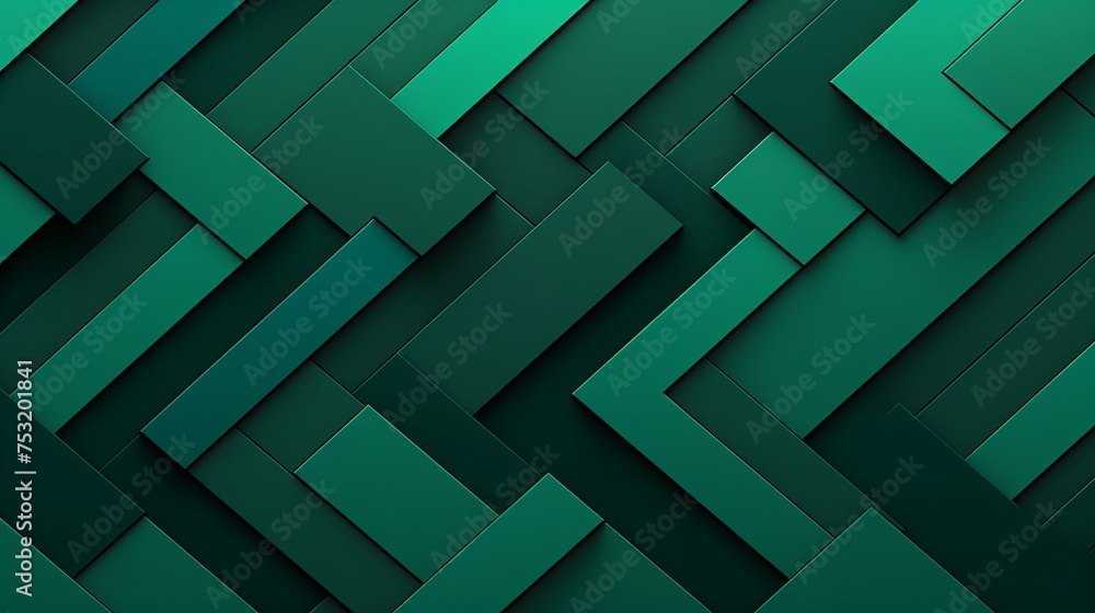 Poster an abstract geometric background pattern in green colors offers a visually striking design with its 