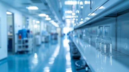 Fototapeta premium Clinical Research Presentation Slide Scene Generative AI