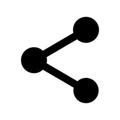 Connection Icon Isolated on White Background - Vector Illustration