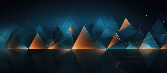 Triangle 2d background abstract concept