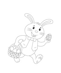 easter coloring page for kids