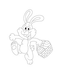 easter coloring page for kids