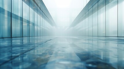 Obraz premium Optical Engineering Scene with Blurred Background for Presentation Generative AI