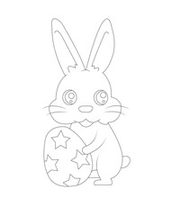 easter coloring page for kids