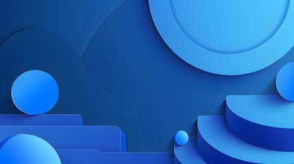 background hero section image for a marketing agency, mordern, minimal, blue - Powered by Adobe