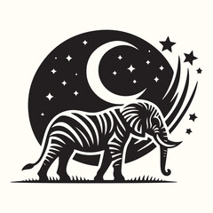 Various Animal Silhouette Vector Illustration