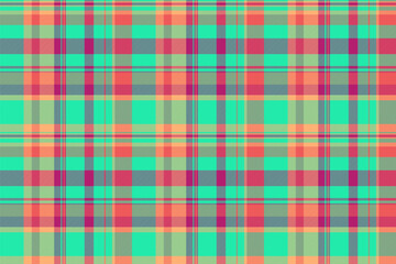 Plaid background check of seamless textile texture with a fabric vector tartan pattern.