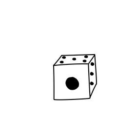 Hand Drawn Dice Number Odds 