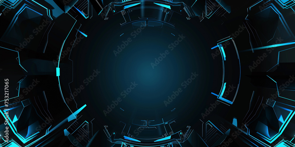 Poster abstract technology background. futuristic interface. vector illustration for your design.