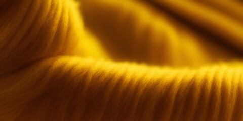 Yellow wool texture. Close up, background texture