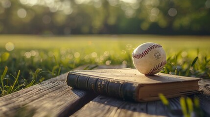 Baseball on Book