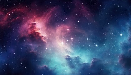Obraz na płótnie Canvas Colorful space galaxy cloud nebula. Stary night cosmos. universe science astronomy