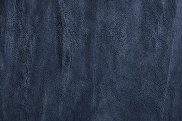 Dark blue fleece texture. Fabric background