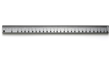 Accurate and Precise Measurement - Illustration of a Ruler Marked in Centimeters - obrazy, fototapety, plakaty