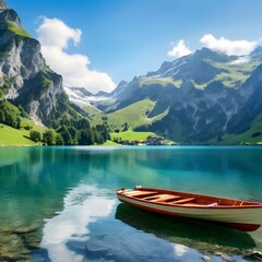 boat on lake