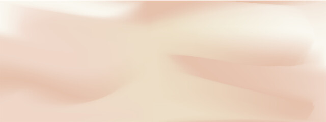 Nude gradient background with neutral color. Light peach soft texture with blur. Soft gradient mesh. Vector illustration