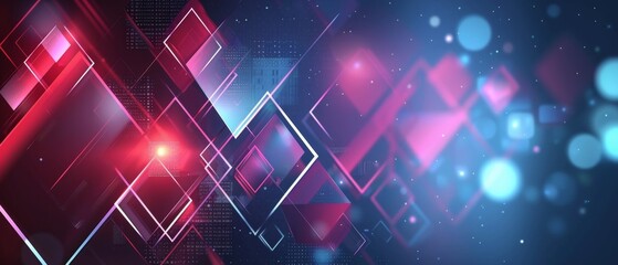 Red and Blue Abstract Background