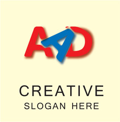 AAD 3 Letter Logo Creative